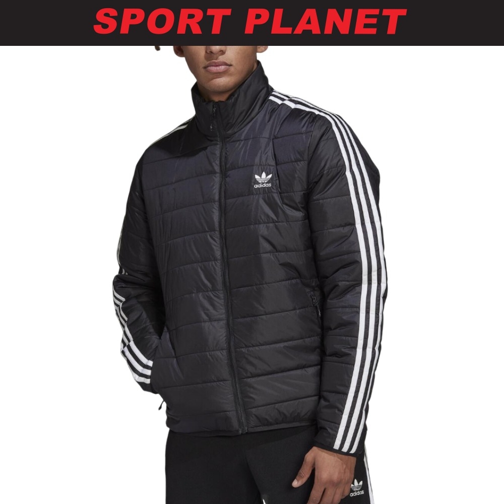 adidas Men Padded Stand Collar Puffer Jacket Shirt Baju Lelaki