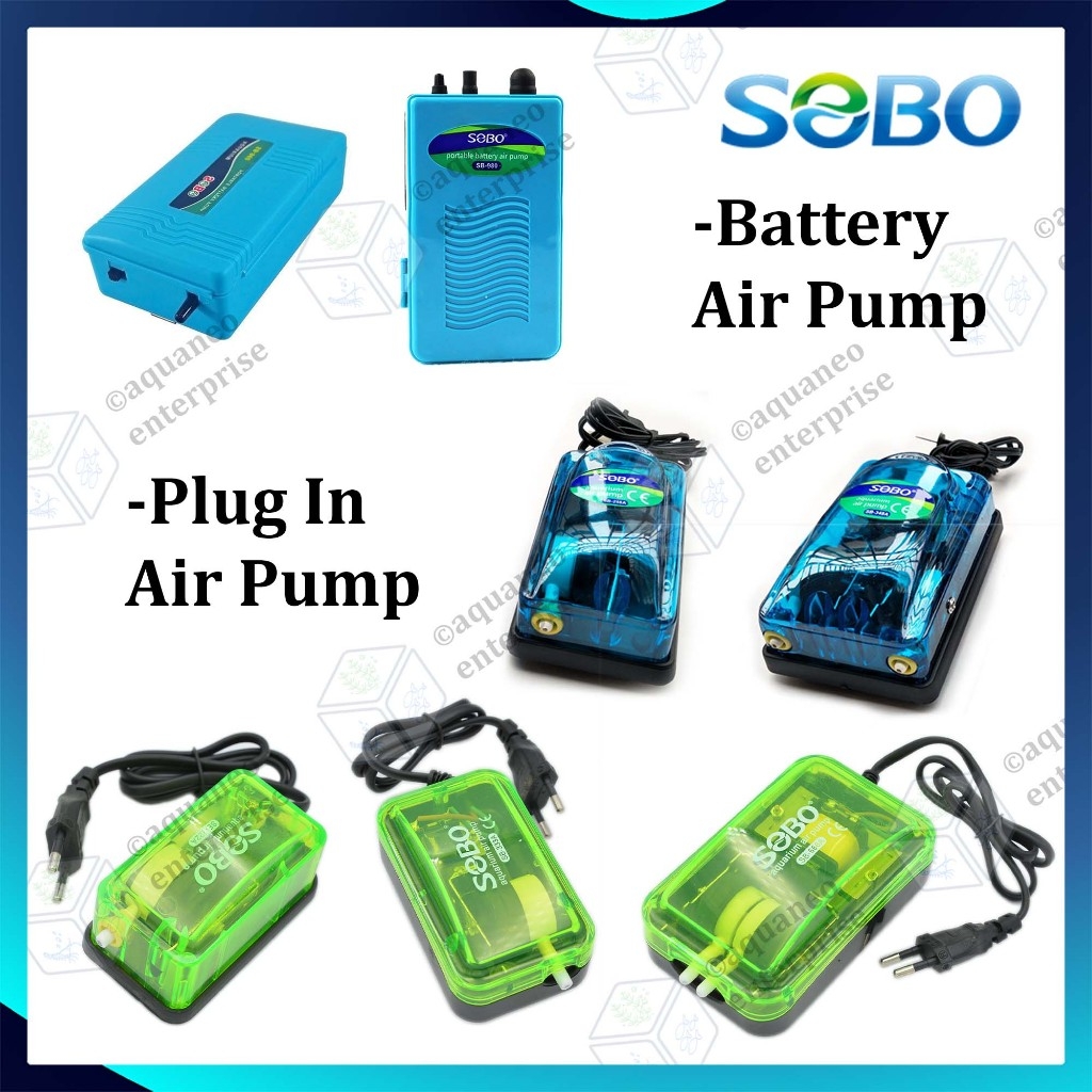 Sobo Aquarium Battery Plug In Air Pump sobo air pump aquarium