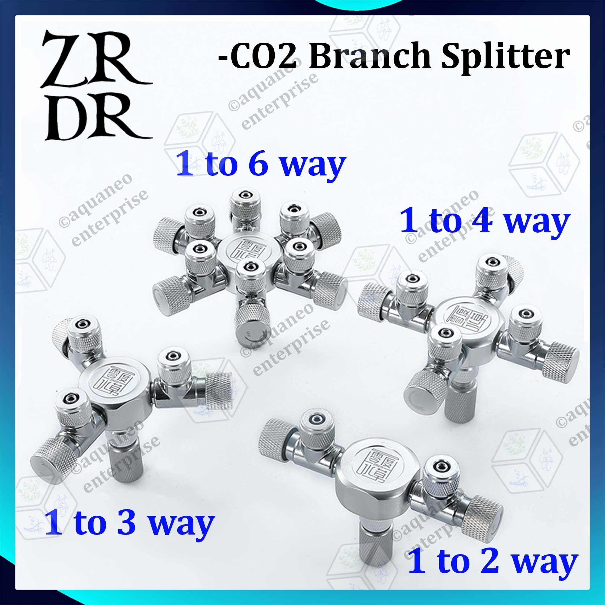 Splitter CO2 Per Acquario 4 Vie - Valvola A Spillo In Acciaio Inox, Distributore Multidirezionale - Foto 9