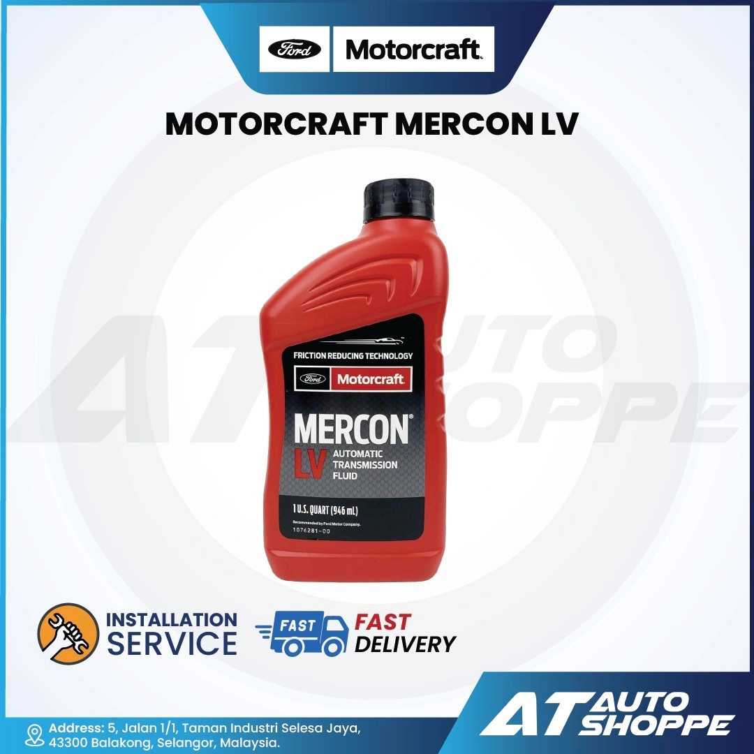Motorcraft Mercon LV Automatic Transmission Fluid 7 Quarts Pack Ford Original