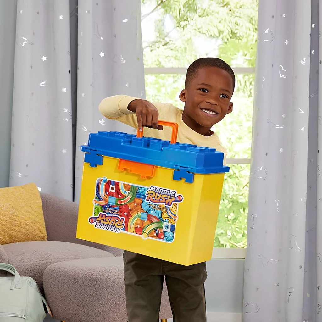 VTech Marble Rush Build & Store Set M400 - Jeu de Constructi VTech Marble Rush Build & Store Set M400 - Jeu de Constructi