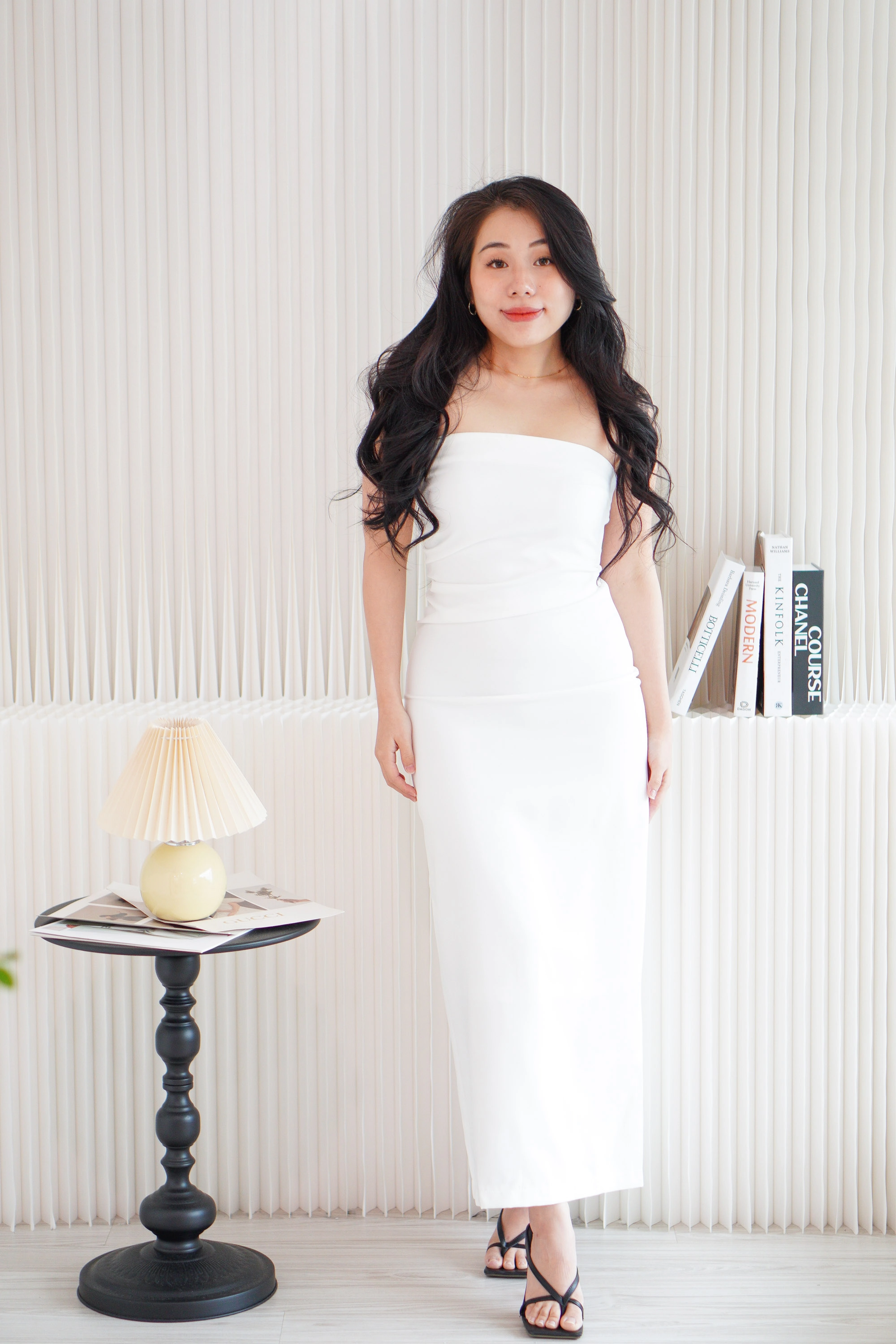 white tube maxi dress Amy Dress-Black/White Due to the difference in display resolution white tube long dress Fallen