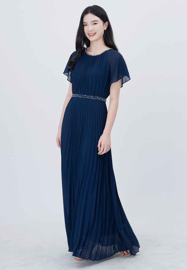 BebeButterfly Chiffon Sequins Waist Maxi Long Dinner Dress Blue | BebeButterfly | BebeBeige | Plain B. | Beryberries | Esm | Label B. BebeButterfly Chiffon Sequins Waist Maxi Long Dinner Dress Blue | BebeButterfly | BebeBeige | Plain B. | Beryberries | Esm | Label B.