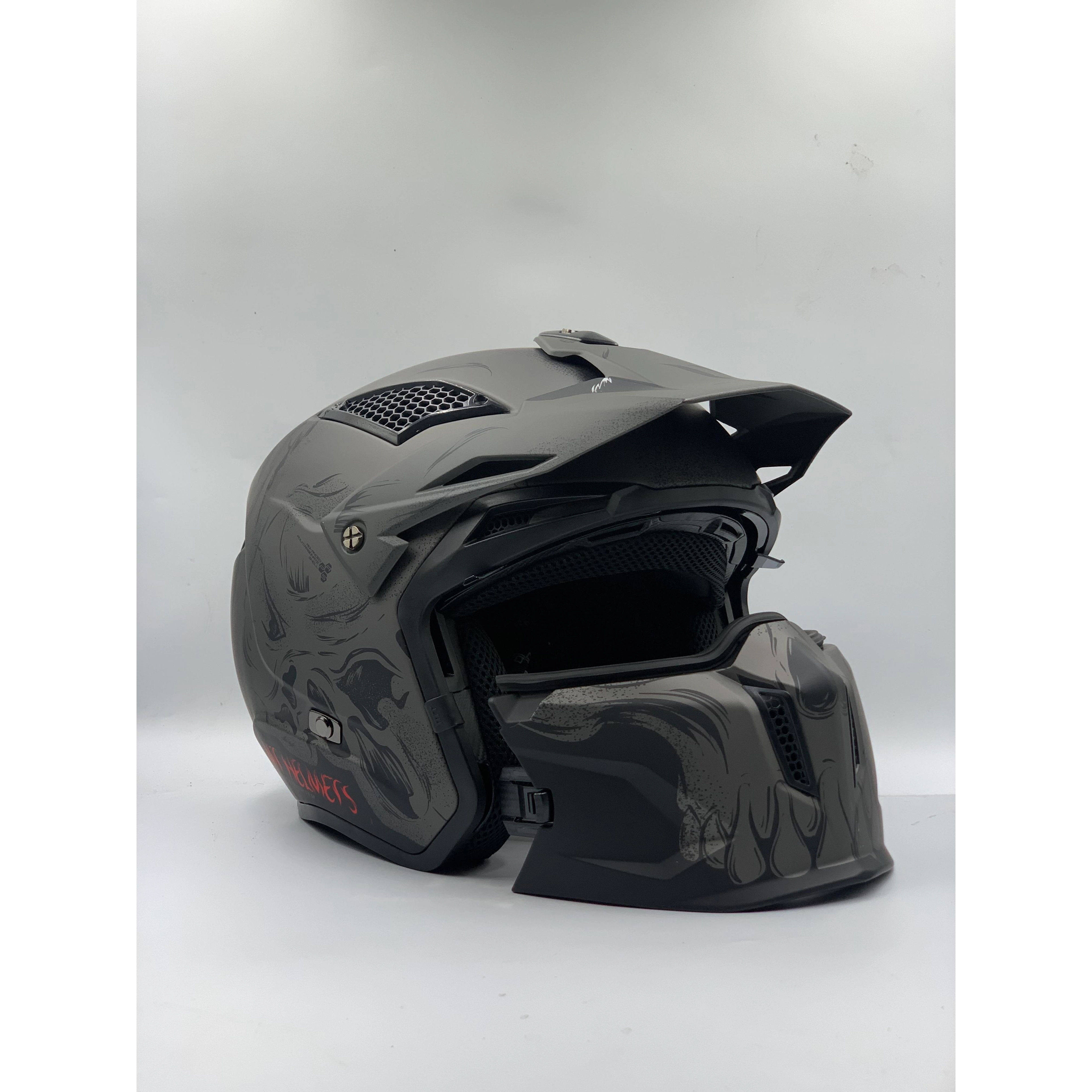 full face motorcycle helmet skull 2 Pcs Mask Face,Masks Skeleton with Goggles Impact Resistant Tactical Mask for Halloween Paintball Game Movie Props Party : Automotive The HJC i11 Acid Skull Helmet delivers a punch of energy and attitude with a head Daytona Skull Cap Thunder Half