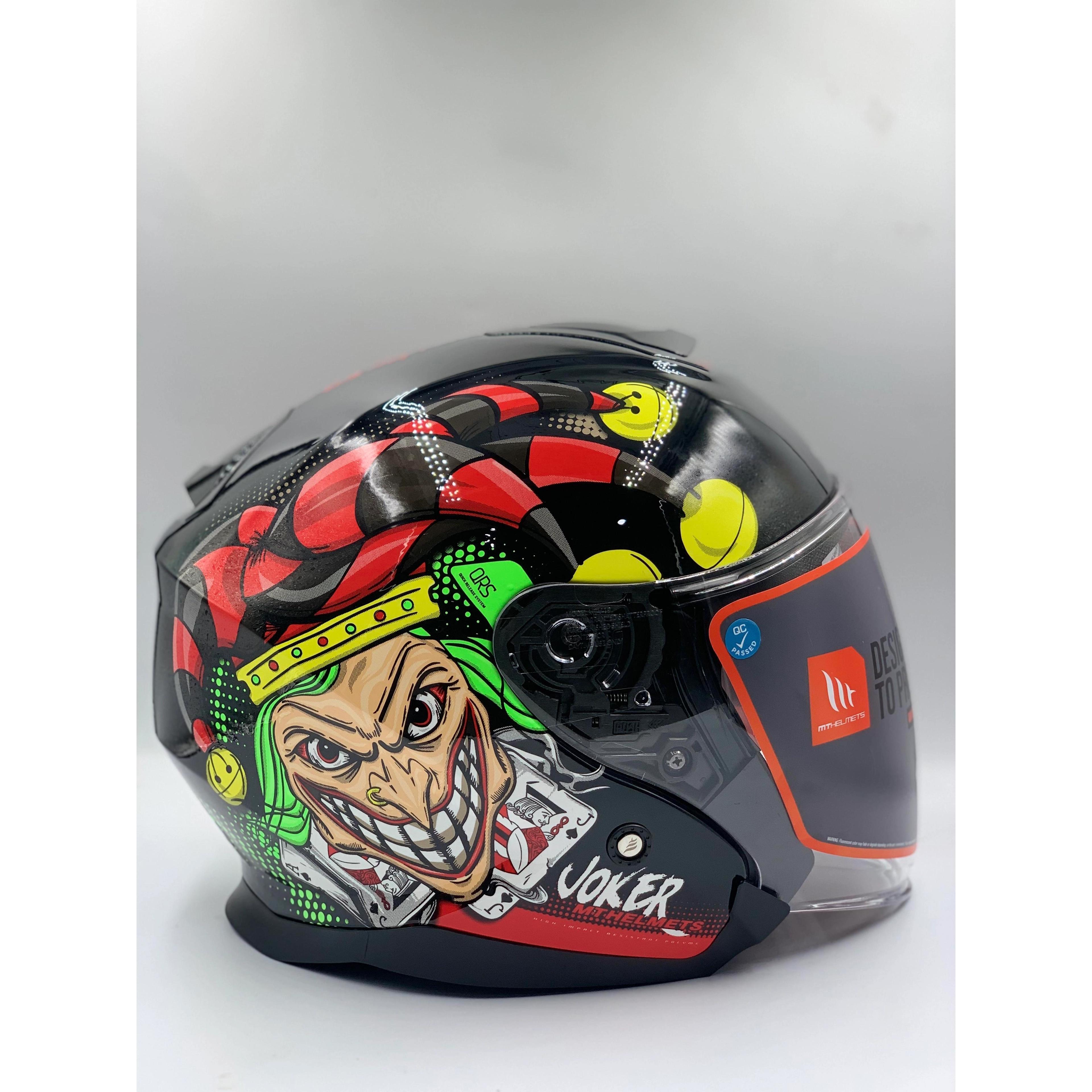 joker mt helmet Axor Apex DC Motogear Performance pillion comms HOT ! Targo Pro Mt