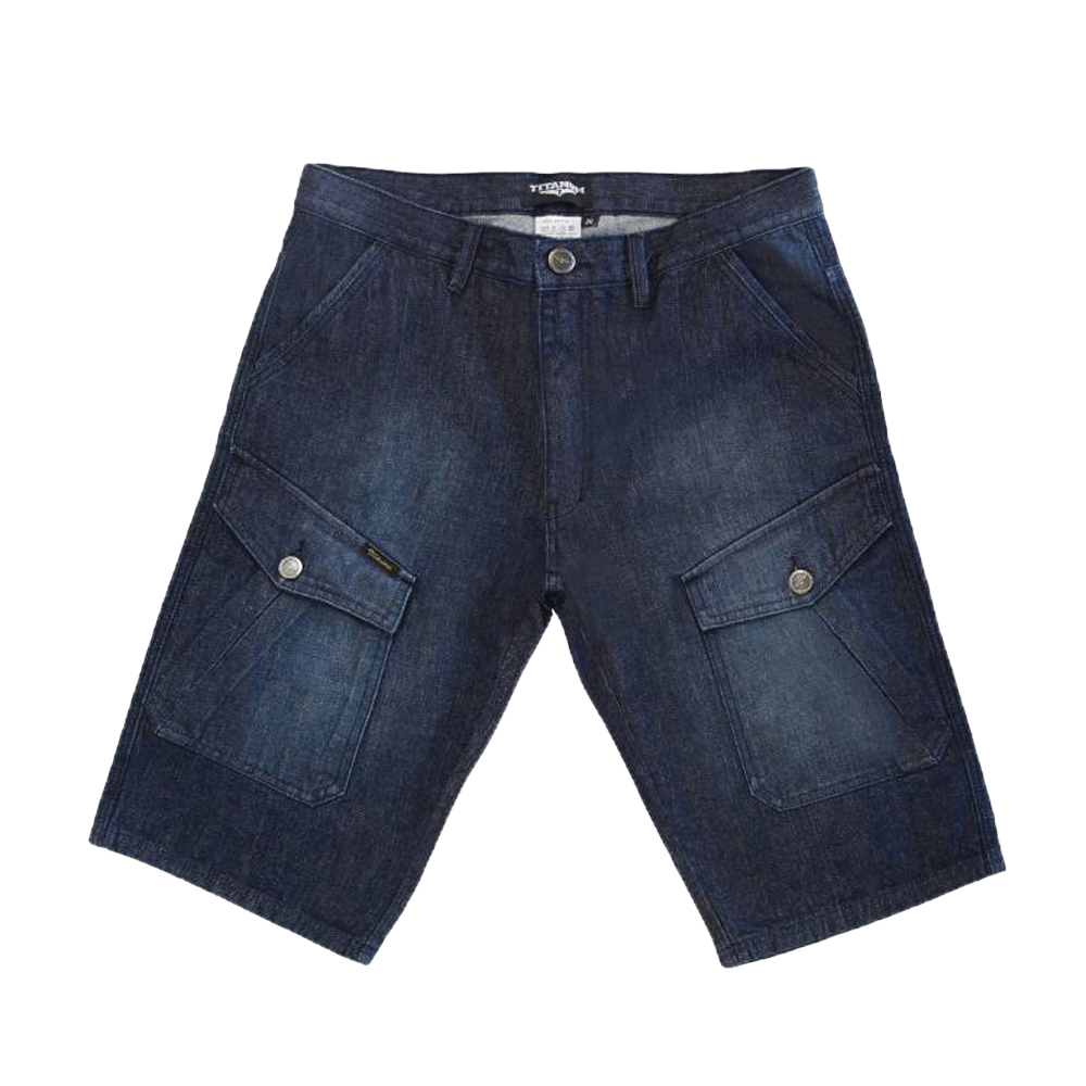 TITANUM Plus Size 6-POCKET Denim Cargo Shorts Plus Size Online