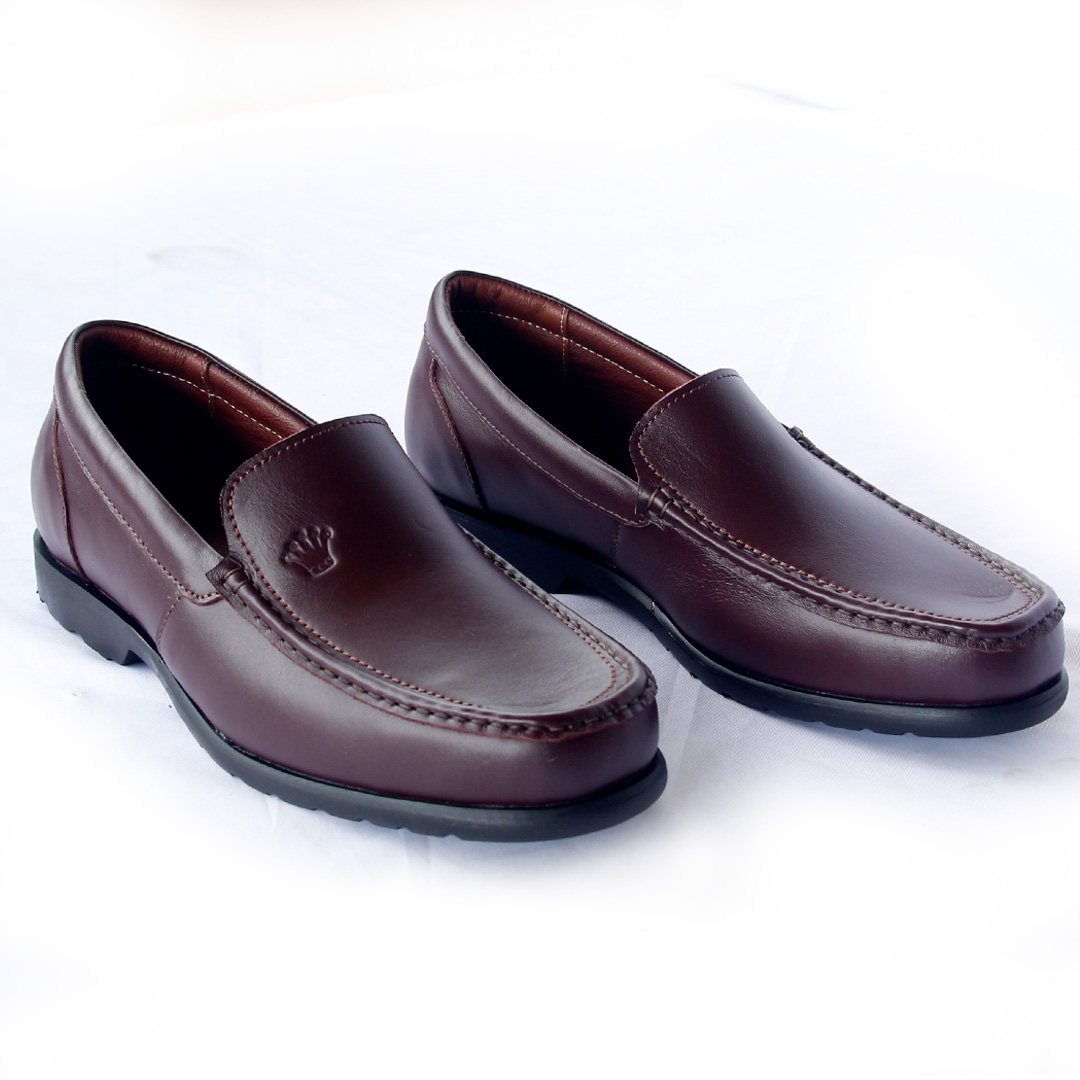 ROYAL EXTREMA 3E Men's Plus Size Slip-On Leather Shoes Plus Size