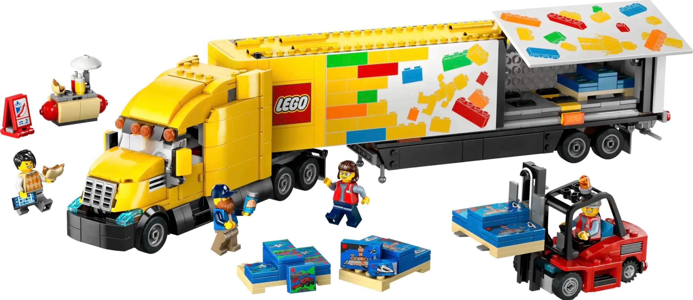 Brick Block 60440 Yellow Delivery Truck LEGO City Brick