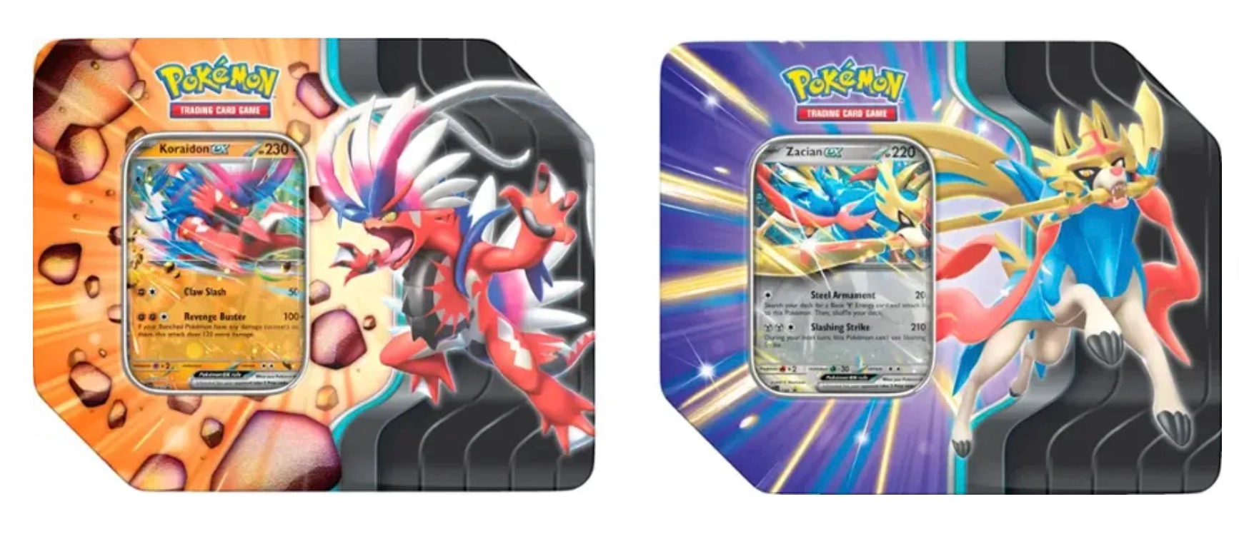 pokmon trading card game: slashing legends tin koraidon Pokmon TCG: Slashing Legends Tin (Koraidon ex)