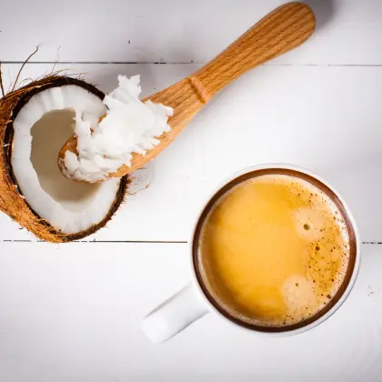Caroma Bulletproof Keto Series beverages including coffee, milk tea, and cocoa.
