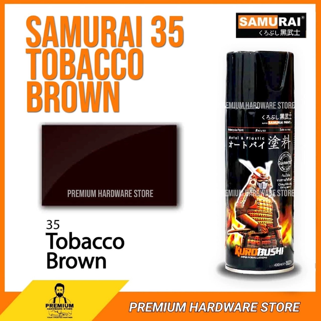 Samurai 35 Tobacco Brown Standard Spray 400ml