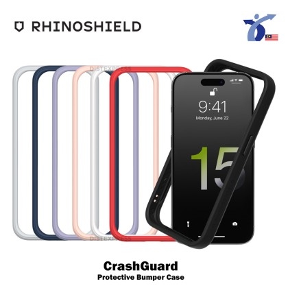 RhinoShield CrashGuard Bumper Case compatible for iPhone 15 series
