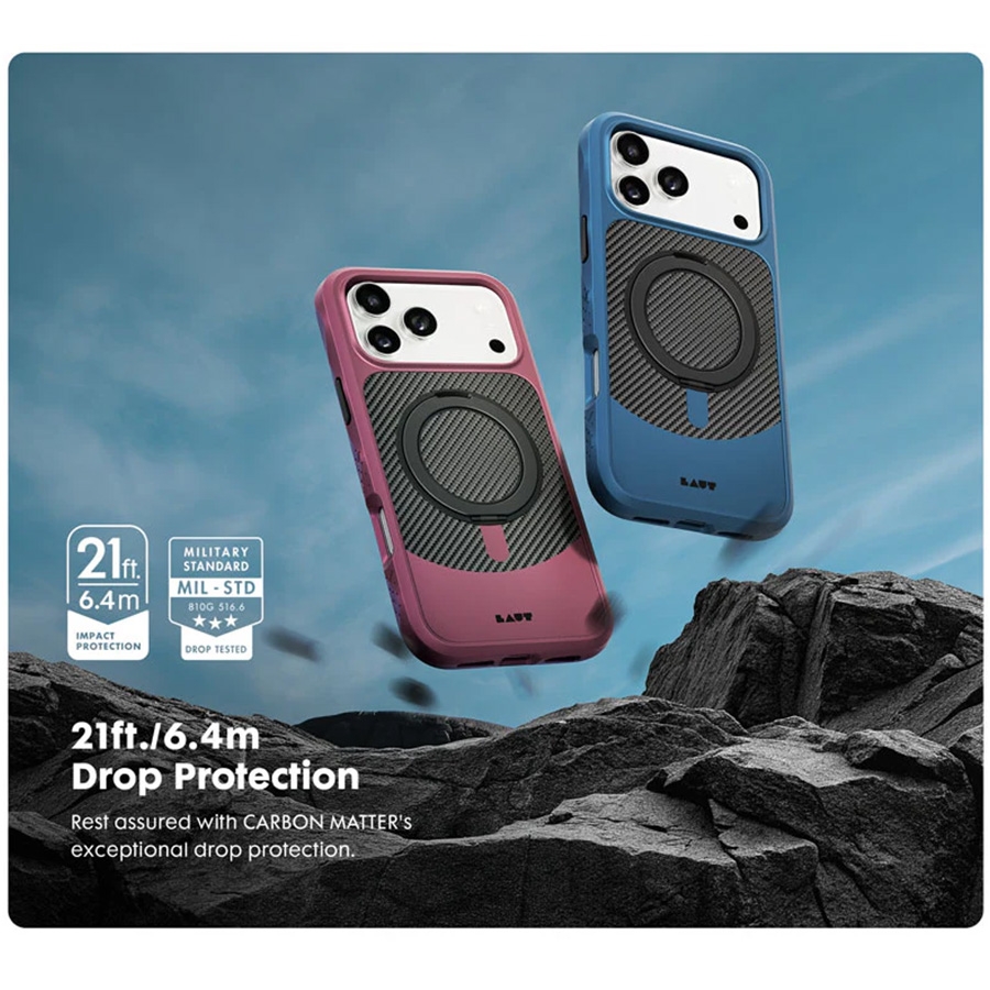 LAUT CARBON MATTER Phone Case compatible for iPhone 17 Series (Magnetic) | Distexpress Malaysia LAUT CARBON MATTER Phone Case compatible for iPhone 17 Series (Magnetic) | Distexpress Malaysia