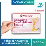 Vitamode Astaxanthin Plus Glutathione 3X10 Cap | Farmasi MyIndah Vitamode Astaxanthin Plus Glutathione 3X10 Cap | Farmasi MyIndah