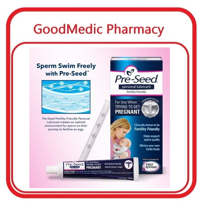 Pre-Seed Preseed Fertility- Preseed Friendly Personal Lubricant 40g + 9 Applicators | GoodMedic Pharmacy - Always Provide Quality Safe & Effective Healthcare Products & Services Pre-Seed Preseed Fertility- Preseed Friendly Personal Lubricant 40g + 9 Applicators | GoodMedic Pharmacy - Always Provide Quality Safe & Effective Healthcare Products & Services