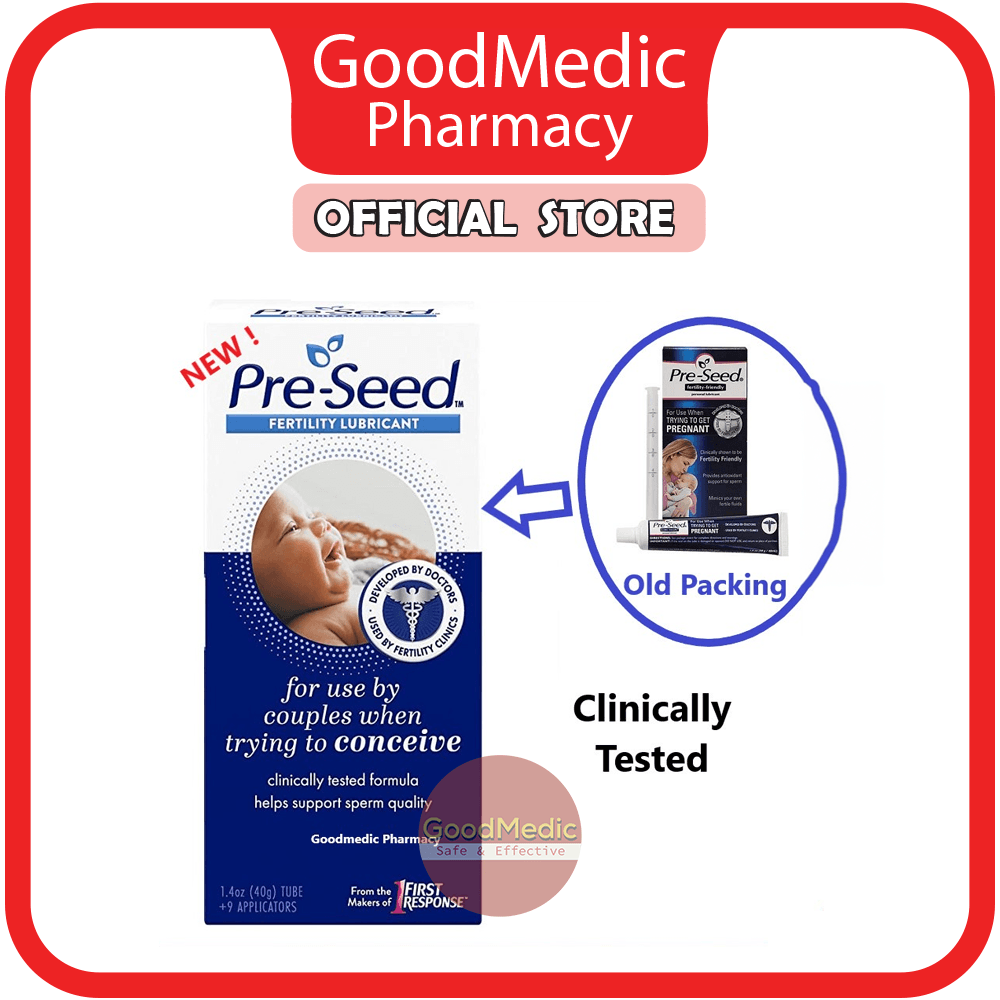 Pre-Seed Preseed Fertility- Preseed Friendly Personal Lubricant 40g + 9 Applicators | GoodMedic Pharmacy - Always Provide Quality Safe & Effective Healthcare Products & Services Pre-Seed Preseed Fertility- Preseed Friendly Personal Lubricant 40g + 9 Applicators | GoodMedic Pharmacy - Always Provide Quality Safe & Effective Healthcare Products & Services