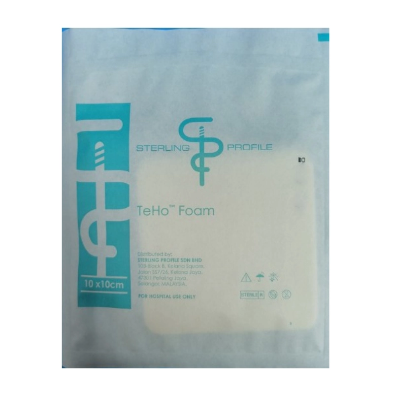 teho silver foam dressing BOX) EXP01/26 Teho Foam Wound Dressing 10CMX10CM 10s/box
