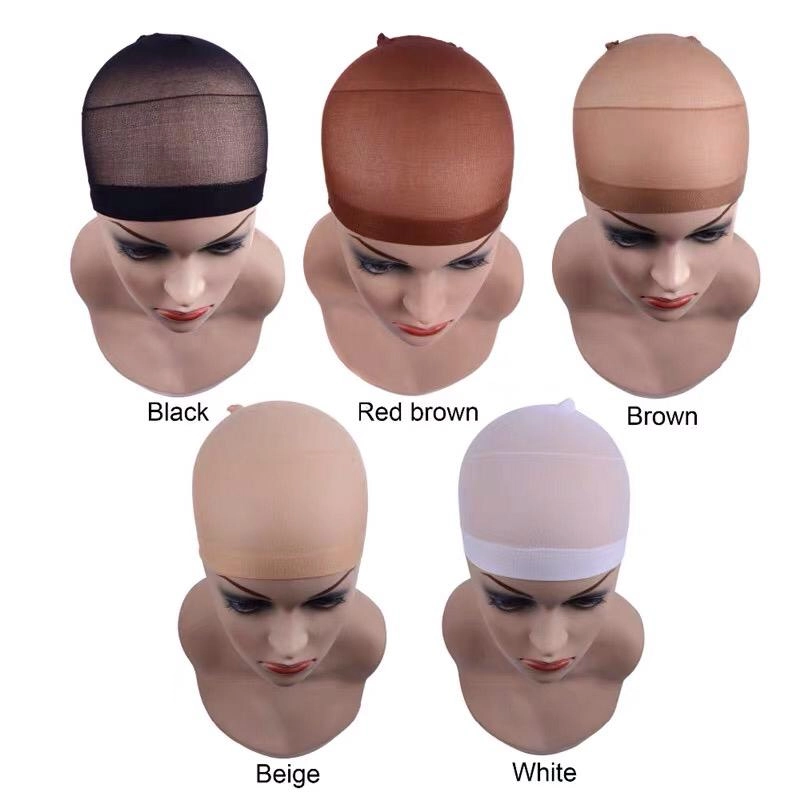 Pack of 2 Wig Cap Breathable Stretchable Stretch Stocking Wig Caps in 5 Colours | UK Pack of 2 Wig Cap Breathable Stretchable Stretch Stocking Wig Caps in 5 Colours | UK