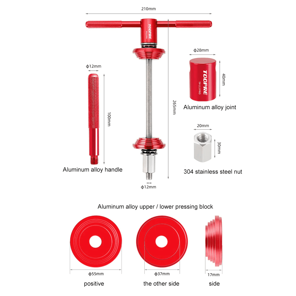 Bb Press Tool, Bike Headset Cup And Bottom Bracket Press Installation Bb Press Tool, Bike Headset Cup And Bottom Bracket Press Installation