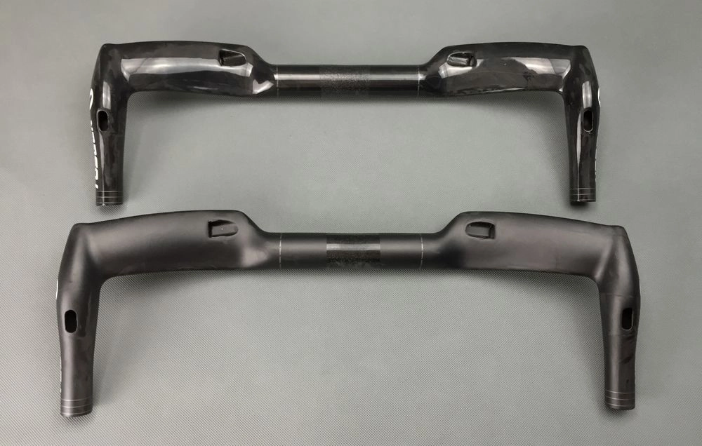 Manubrio TOSEEK 3K Full Carbon Bullhorn 31,8mm Per Bici Da Corsa E Triathlon - Foto 3