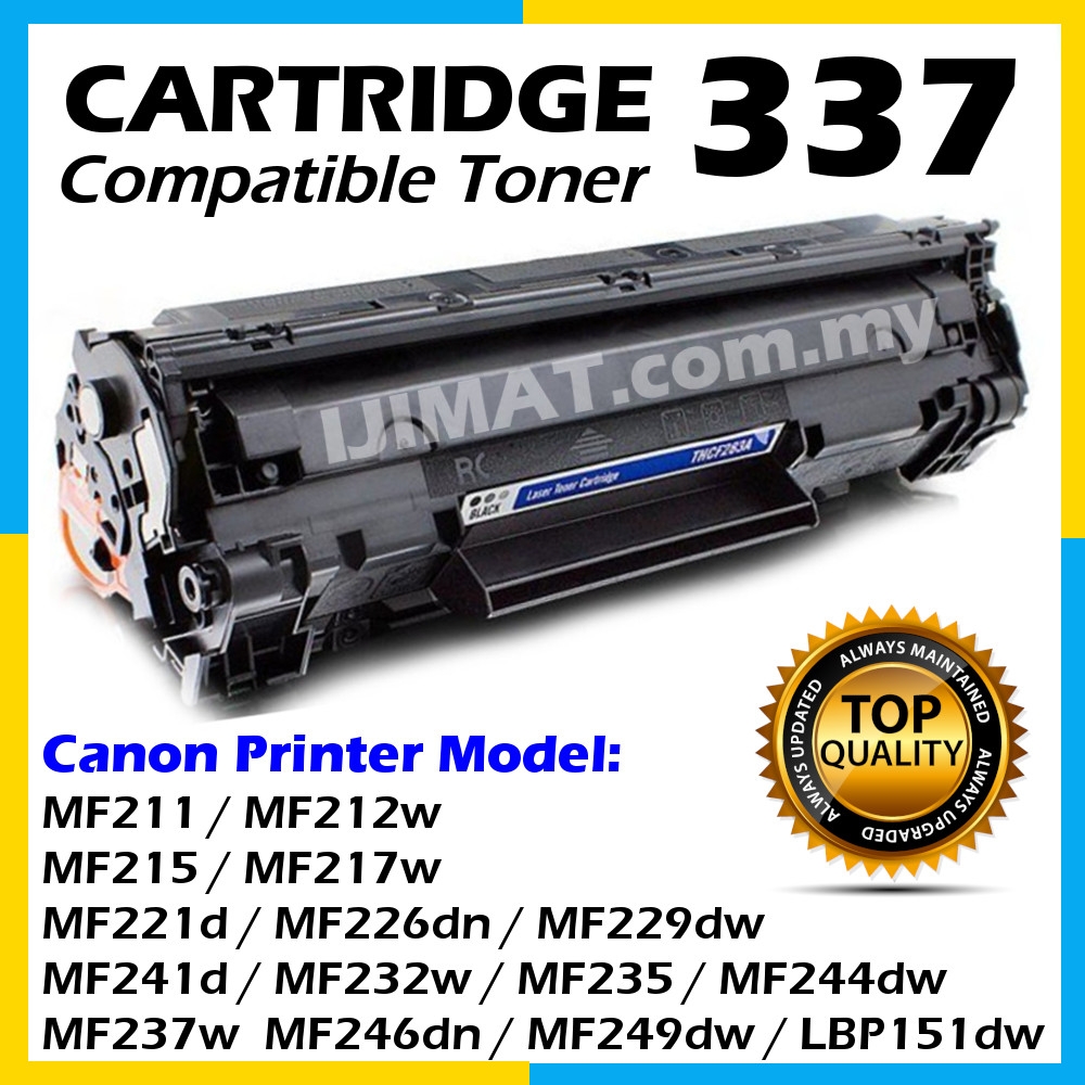 Canon 337 Compatible Laser Toner Cartridge 337 CRG 337 MF211 211 MF212w 212w MF221d 221d MF215 215 MF217w 217 MF226dn 226dn MF229dw 229dw MF232w 232w