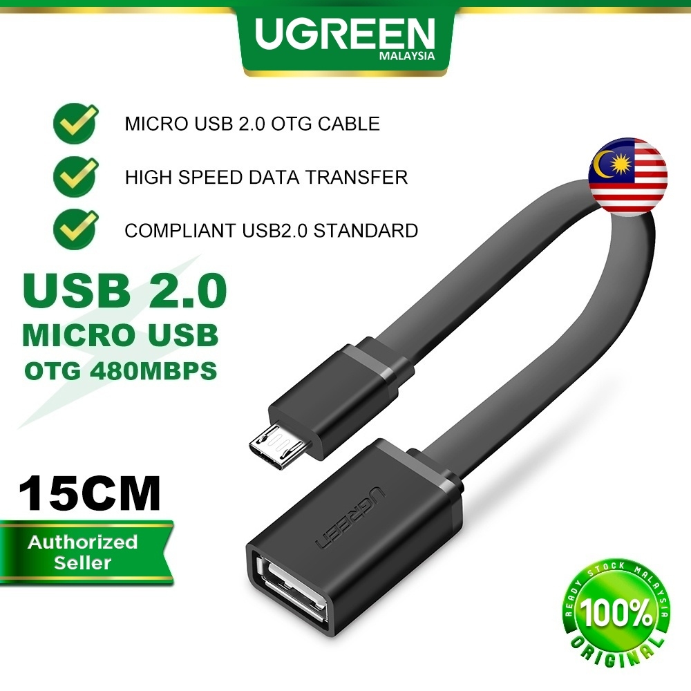UGREEN Micro USB OTG Cable On The Go Adapter Male Micro USB to