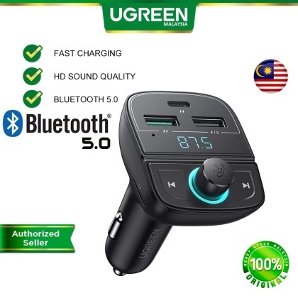 UGREEN Bluetooth Transmitter Car USB C PD 20W Wireless Bluetooth