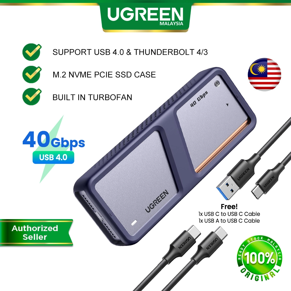 UGREEN NVMe and SATA SSD Enclosure Reader 10Gbps 20Gbps 40Gbps
