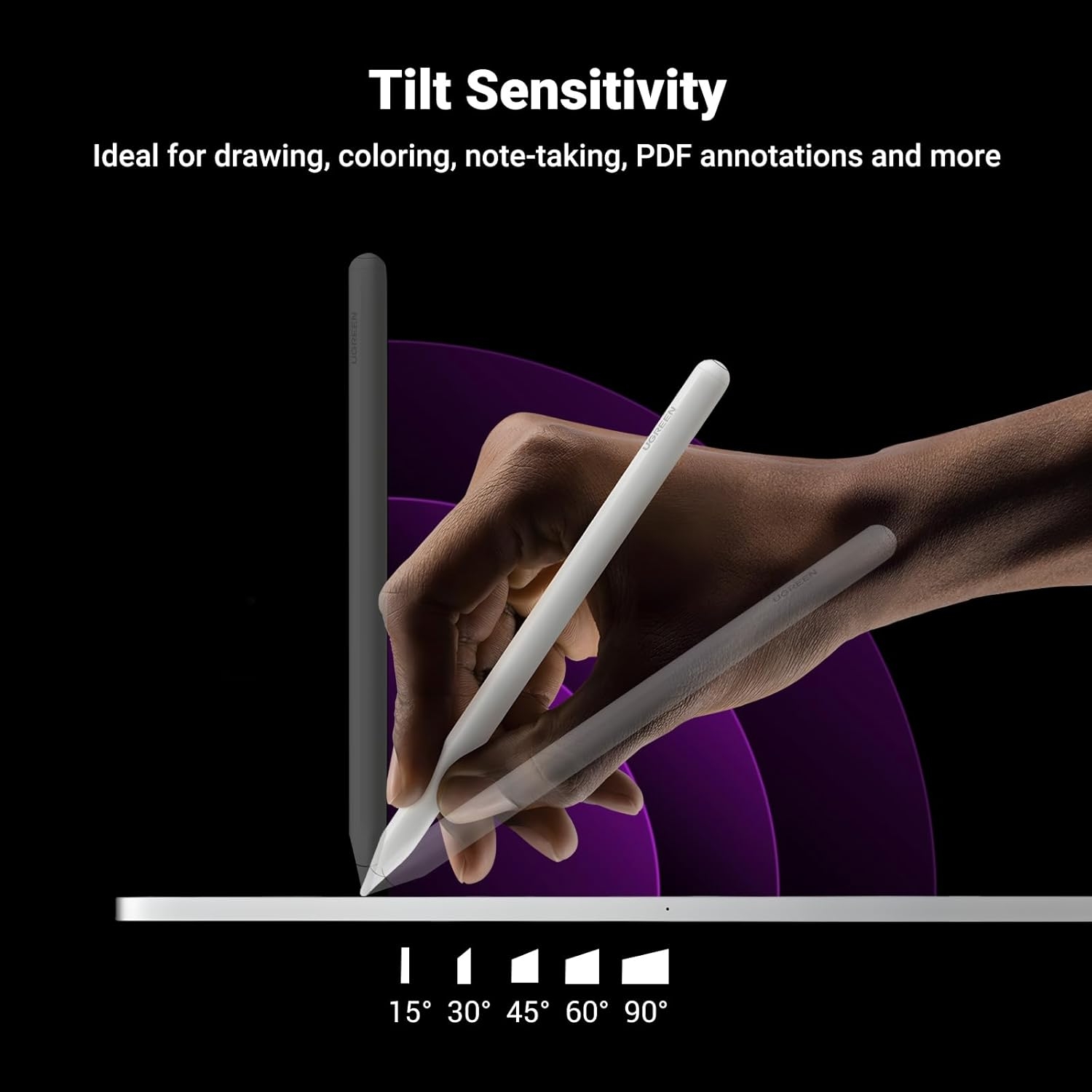 UGREEN Stylus Pen for iPad Apple Pencil Active Stylus Pen for iPad