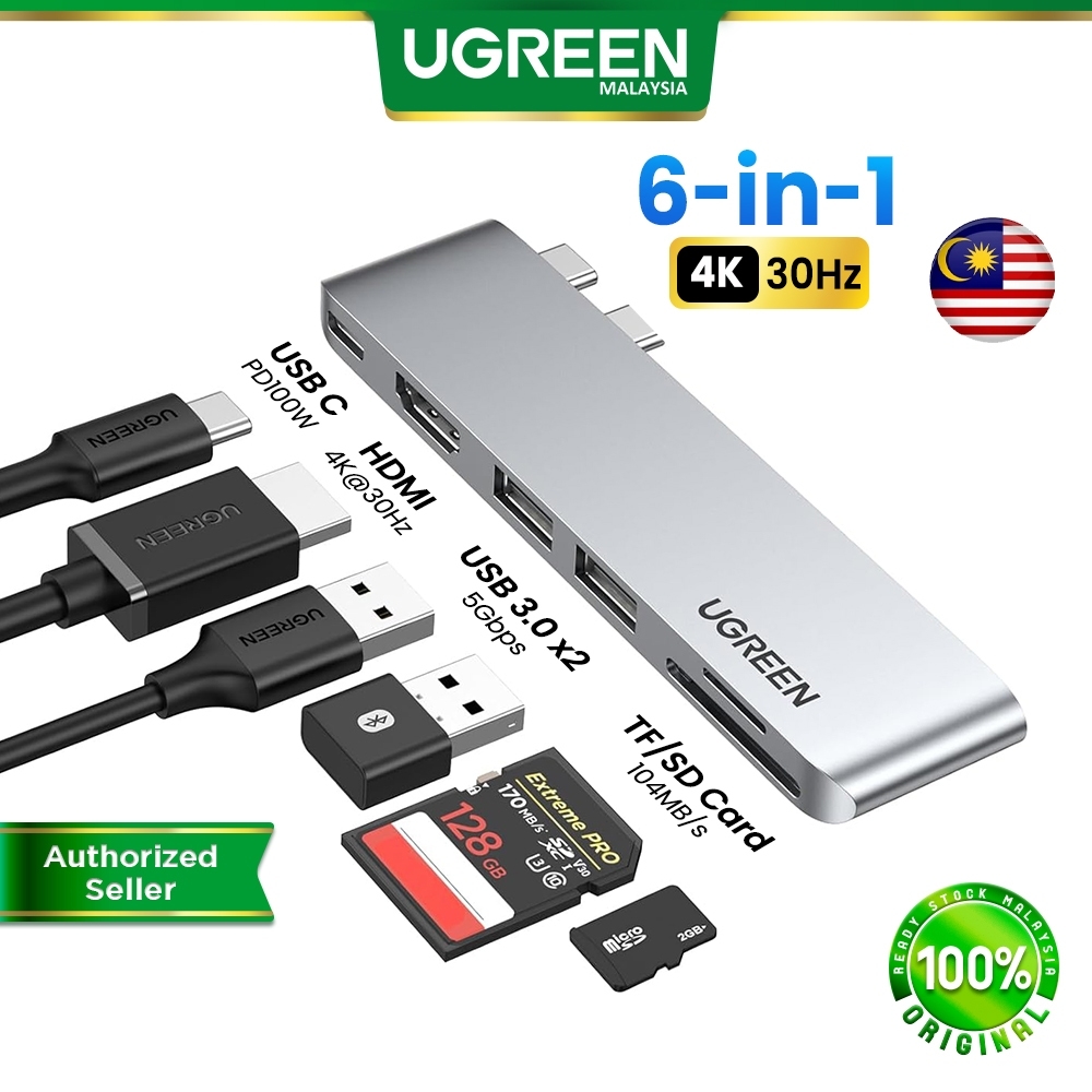 UGREEN USB C Hub Adapter MacBook Pro Air M3 4K HDMI Thunderbolt