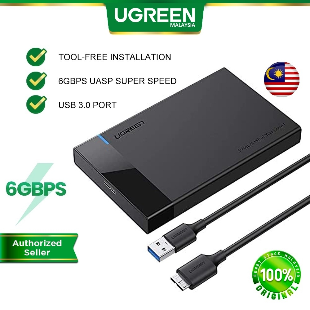 UGREEN Enclosure Hard Drive USB USB C Gen SATA III