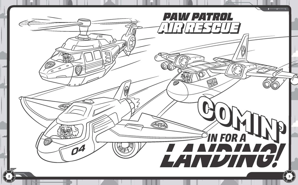 Paw Patrol Mission Air Rescue Activity Book Fun Pack For Kids With Pencils 50+ Stickers