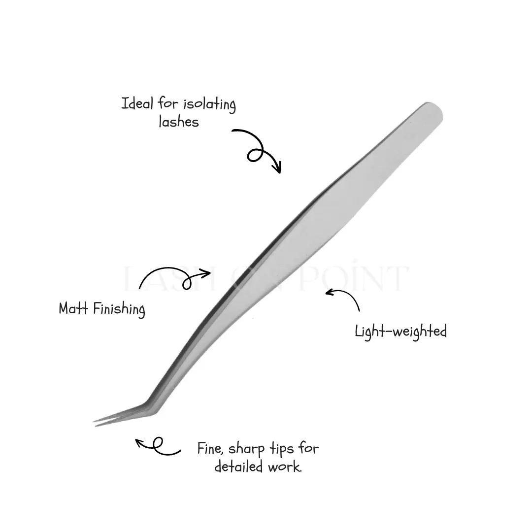 Eyelash Silver Tweez-2