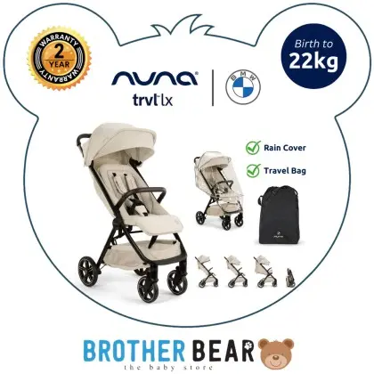 Nuna TRVL LX BMW stroller luxury foldable travel stroller Malaysia-1