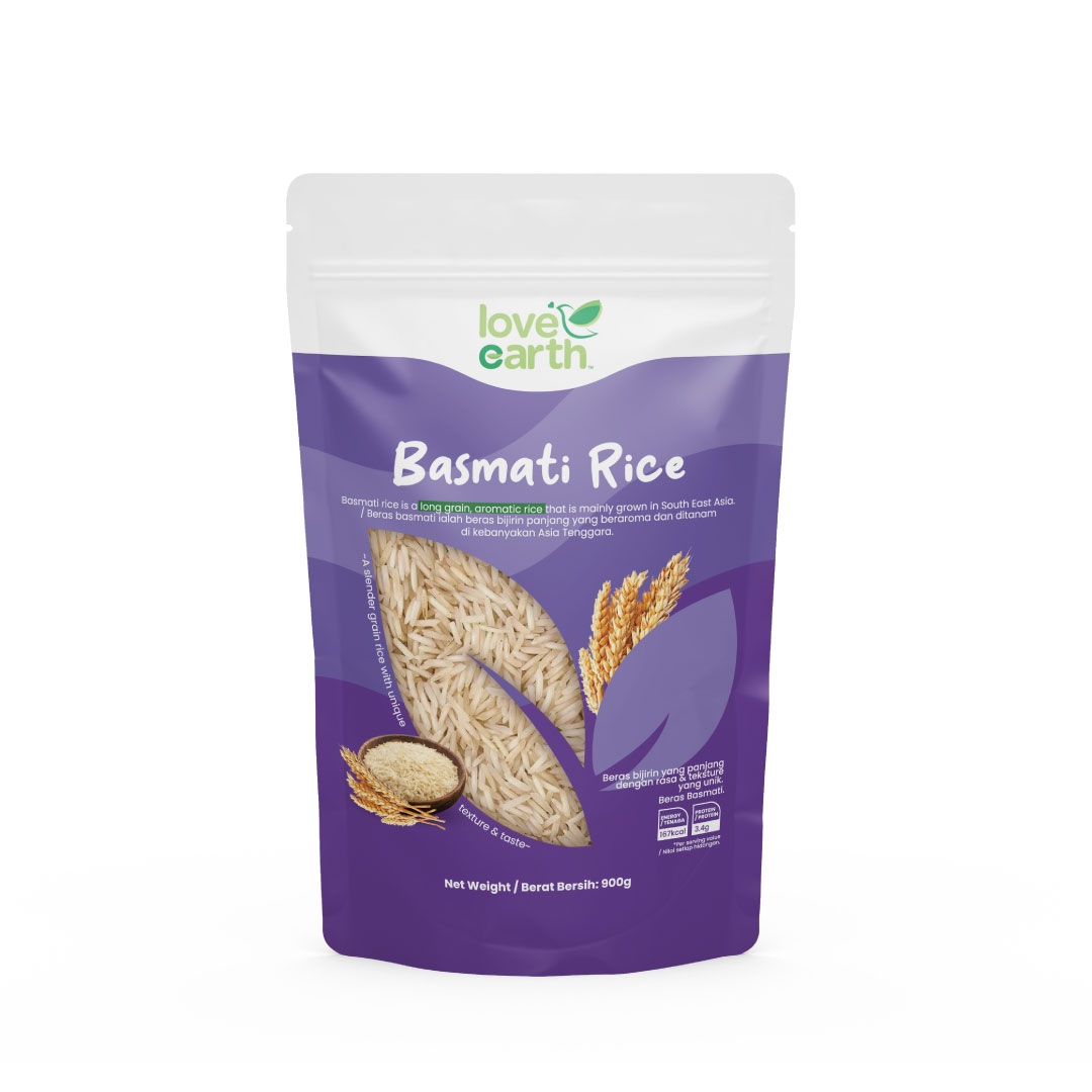 Basmati Rice 900g Malaysia's Best Online Organic Food Store