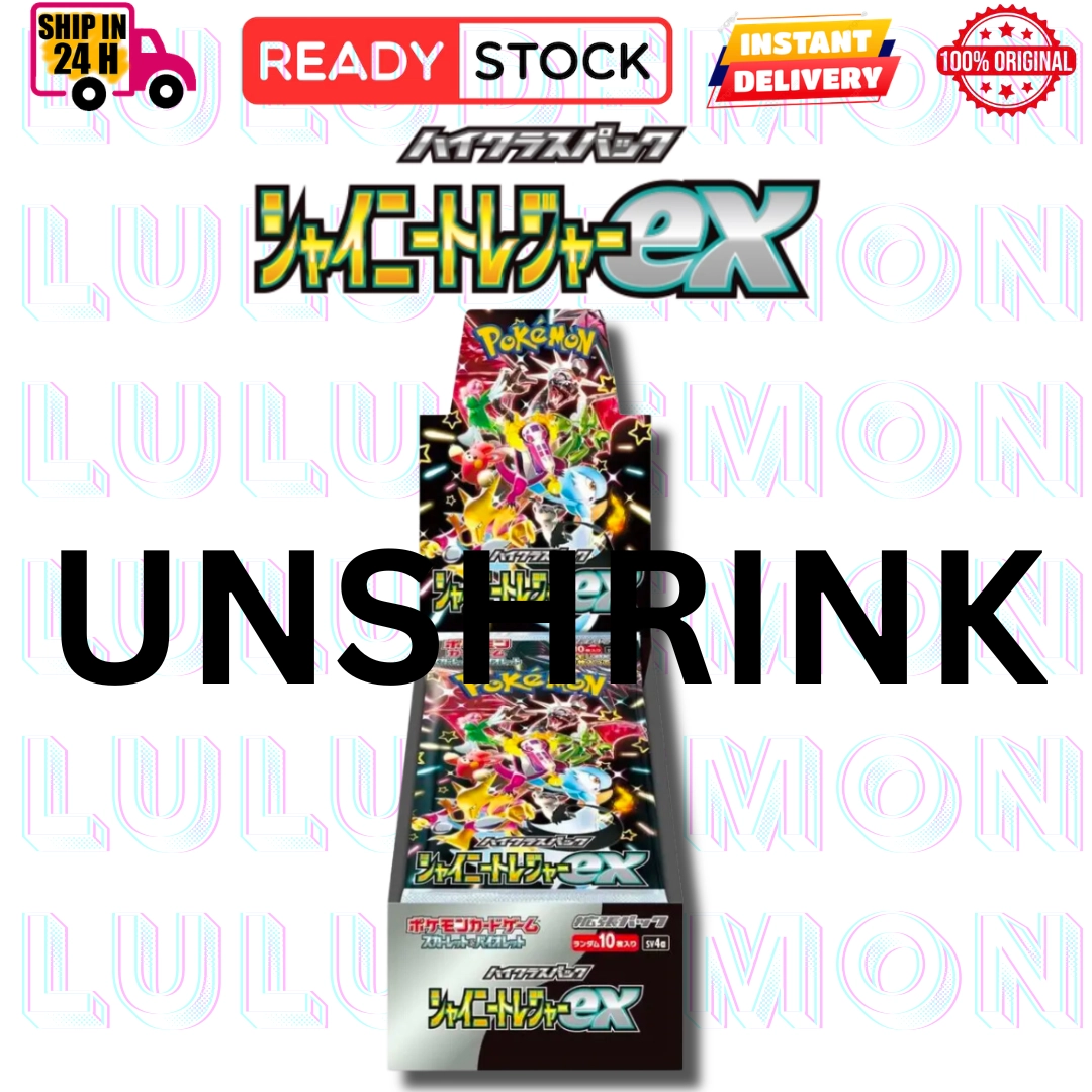 sv4a booster box Pokemon Cards Shiny Treasure ex Indonesian Ver (Including 1 Promo Pack) K-TCG including shiny Pokemon SV4a Shiny Treasure EX Booster