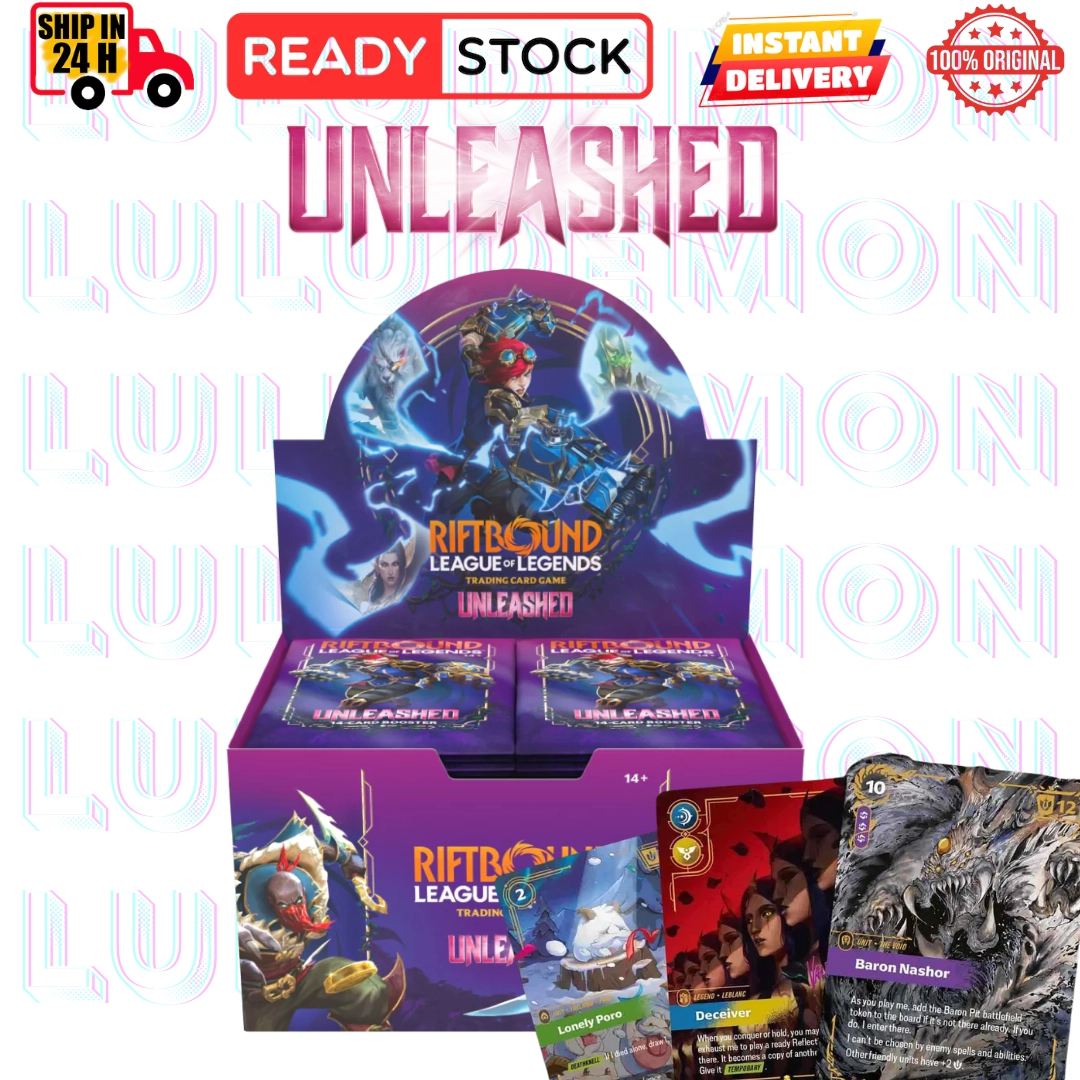 unleashed booster box Riftbound: League of Legends TCG (ENG) the anticipation Unleashed booster box from riot