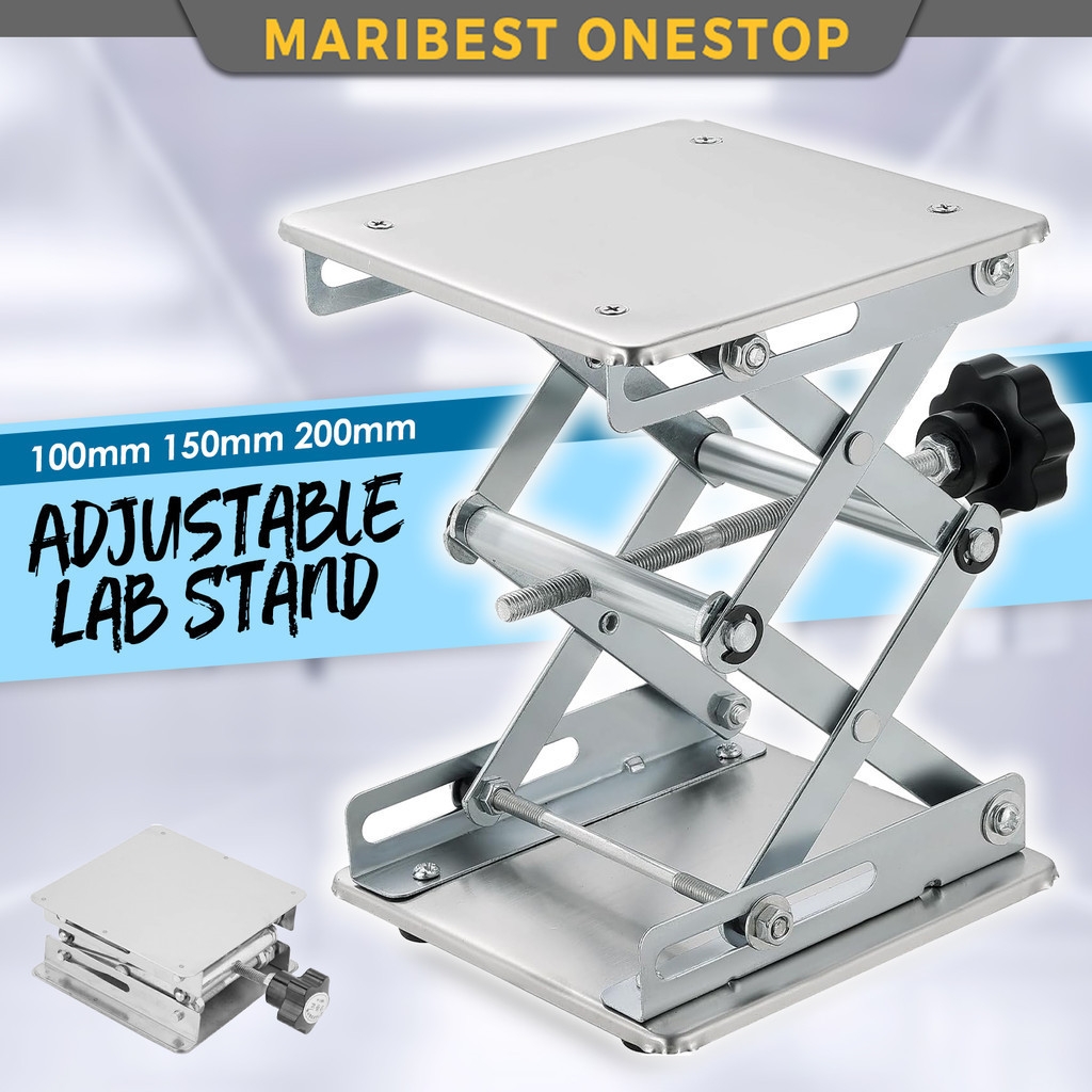 Lift table,10.2 x 10.2 cm Scientific Lab laboratorio Scissor jack, in acciaio INOX Lab lifting Platform stand rack Scissor lab-lift Lifter controllo manuale Lift table,10.2 x 10.2 cm Scientific Lab laboratorio Scissor jack, in acciaio INOX Lab lifting Platform stand rack Scissor lab-lift Lifter controllo manuale