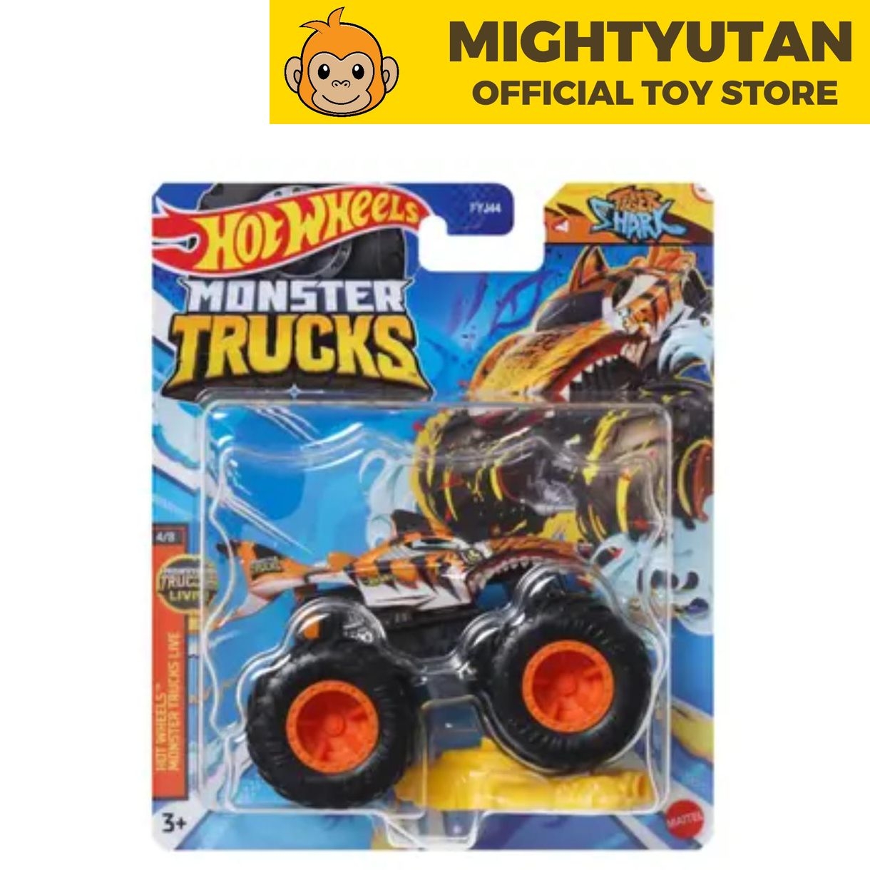 Hot Wheels Monster Trucks 2024 Tiger Shark Monster Trucks Live