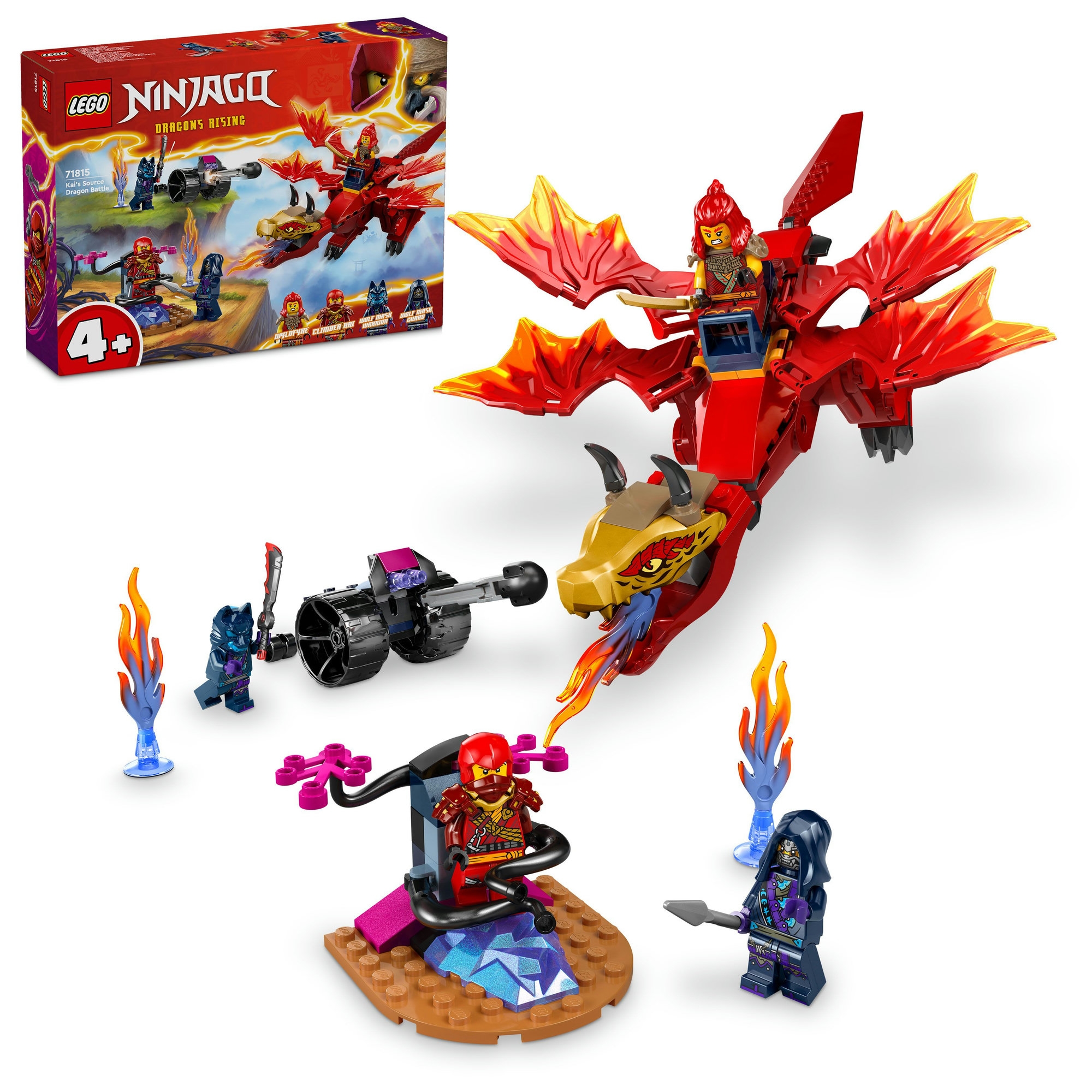 LEGO® NINJAGO® Kai's Source Dragon Battle Toy Adventure Playset