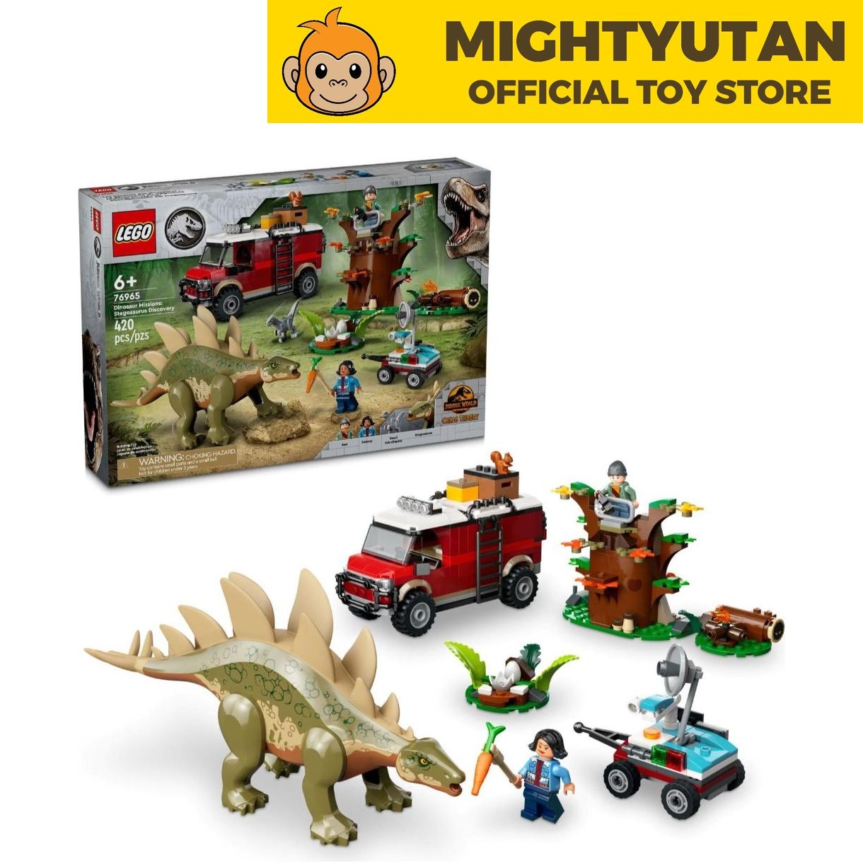 LEGO® Jurassic World Dinosaur Missions: Stegosaurus Discovery Toy
