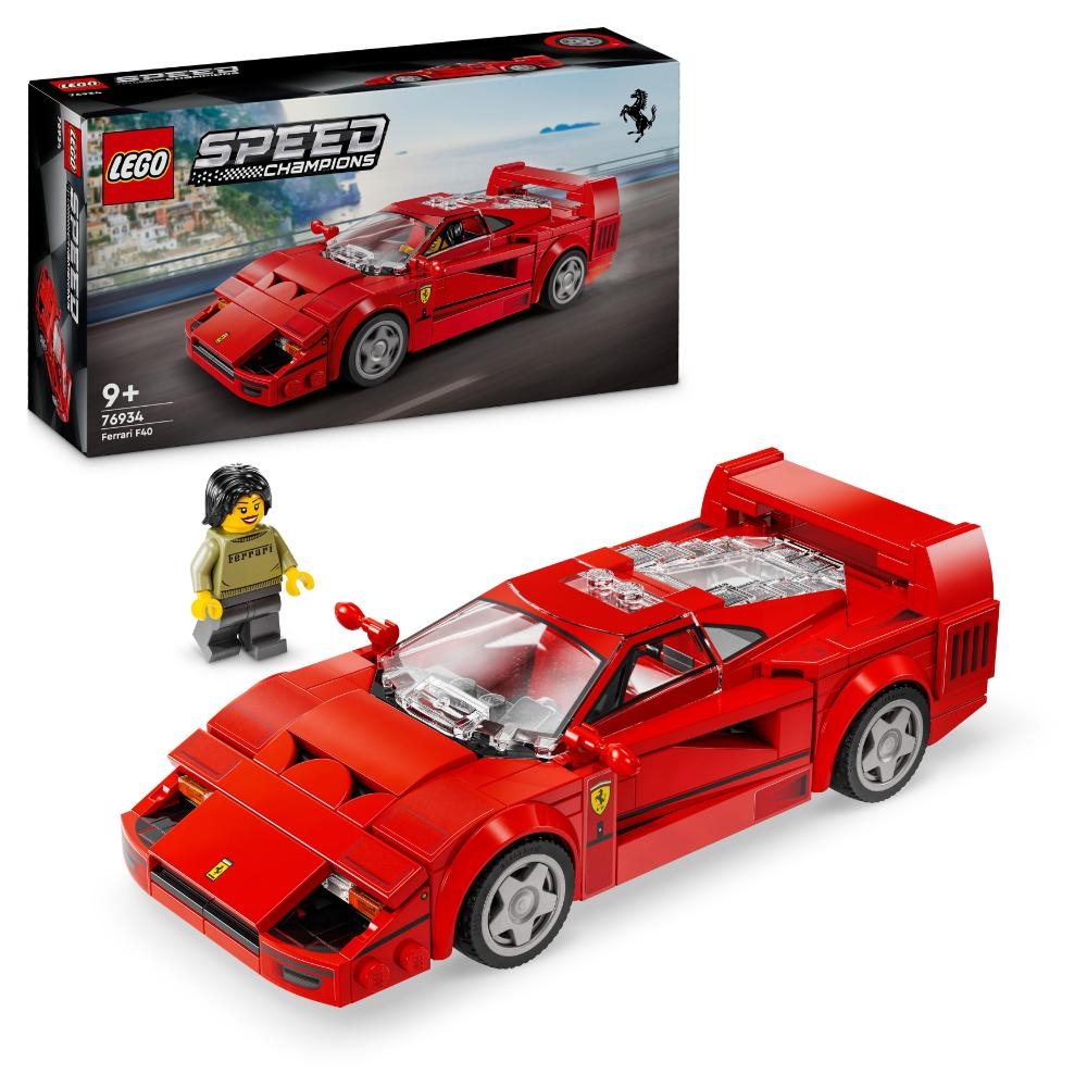 LEGO® Speed Champions Ferrari F40 Supercar Buildable Vehicle and