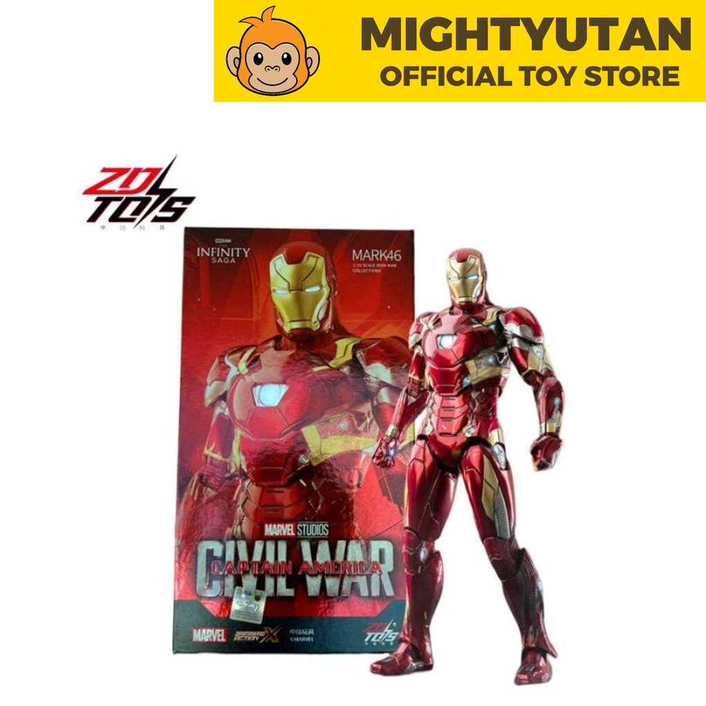 ZD Toys Iron Man MK46 Toys for Boys Mighty Utan Official Toy
