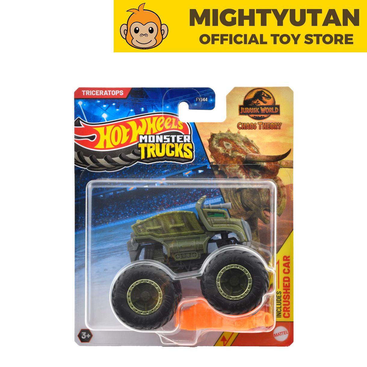 Hot Wheels Triceratops Monster Truck Mighty Utan Official Toy