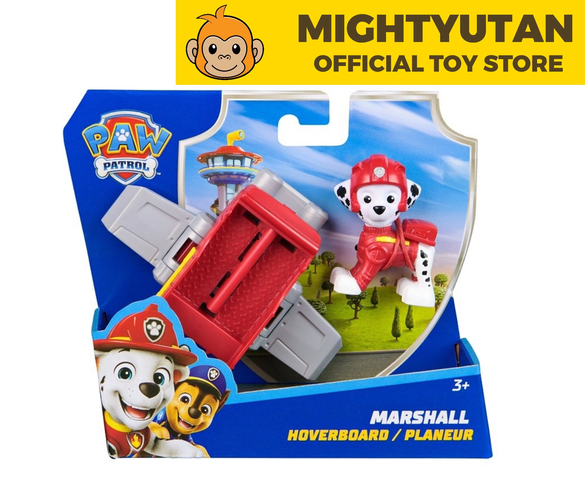 PAW Patrol Air Rescue Action Pup Vehicle Marshall Mighty Utan