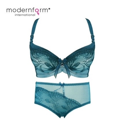 Modernform Bra Set Cup A Push Up Style with Matching Panties in