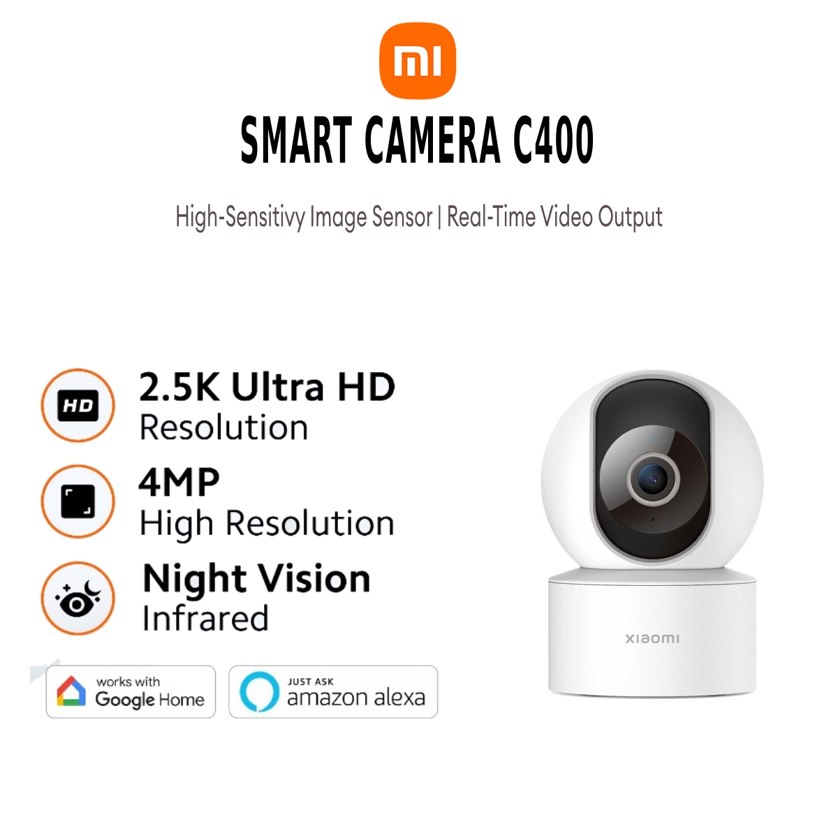 Xiaomi Mi Smart Camera C200 1080P Resolution Two-way Call AI Human