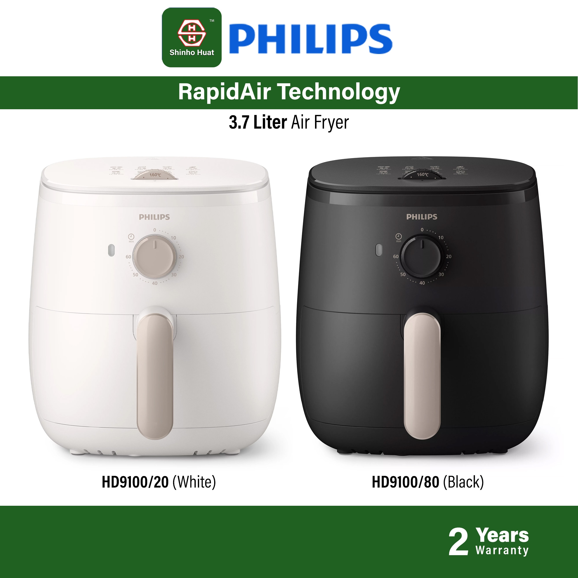 Philips Air Fryer Liter HD9100/20 Shinho Huat Electrical Sdn