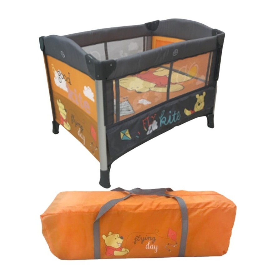 Disney Baby Winnie The Pooh Playpen with Side Slides (Newborn to