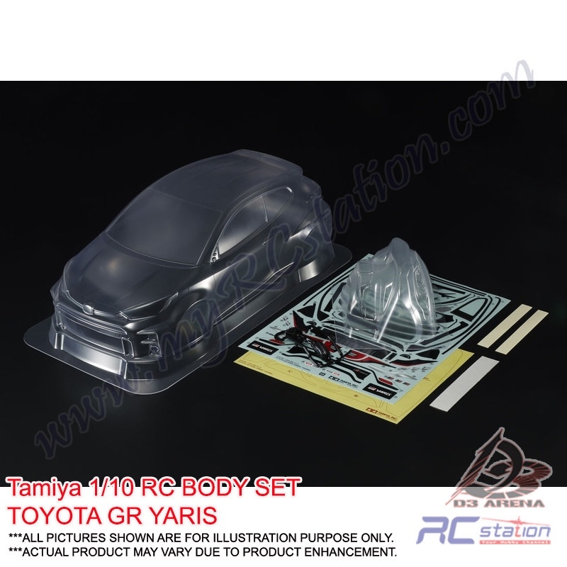 Tamiya Body Shell #51656 1/10 RC BODY SET TOYOTA GR YARIS [51656